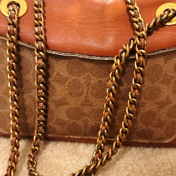 Coach Madison Shoulder Bag in Signature Canvas Coach Leather - Picture 5 of 9